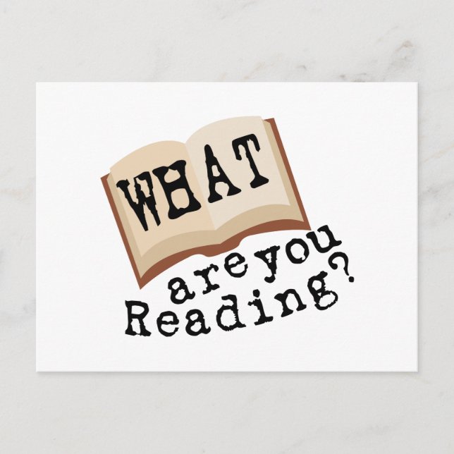 Postal ¿Qué Estás Leyendo? (Anverso)