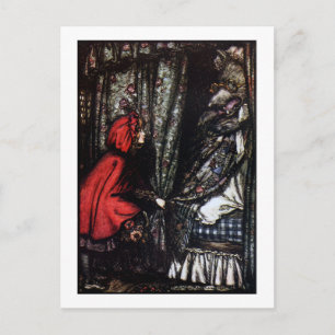 Postal Qué grandes dientes tienes