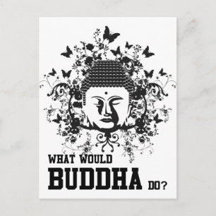 Postal Qué haría Buda