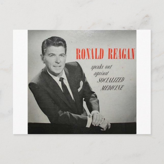 Postal ¿Qué haría Reagan? (Anverso)