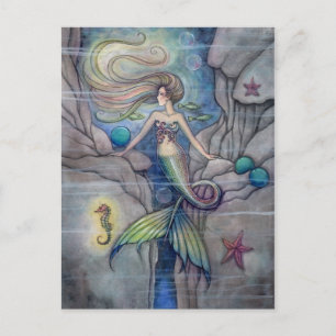 Postal ¿Qué hay debajo de la sirena y del caballito de ma