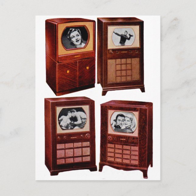 Postal qué hay en tv 1951 (Anverso)