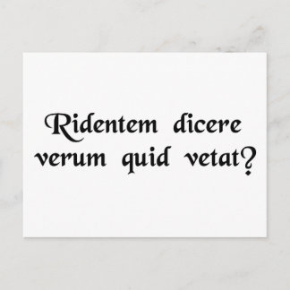 Postal ¿Qué impide que un hombre que ríe diga la verdad