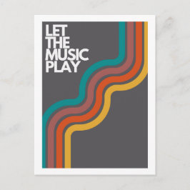 Postal Que la música se reproduzca