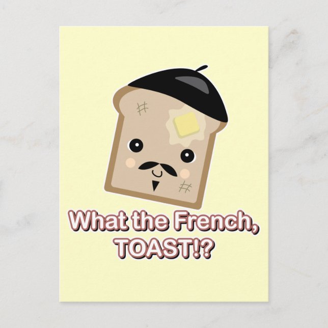 Postal qué la tostada francesa (Anverso)