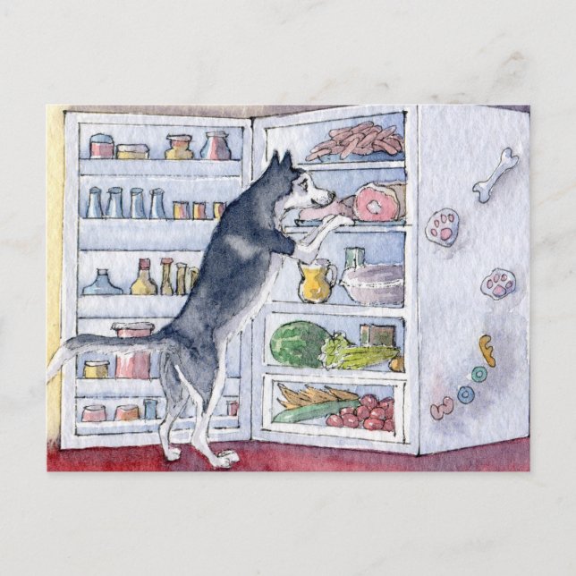 Postal ¿Qué me apetece cenar esta noche? (Anverso)