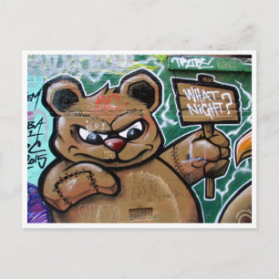 Postal qué noche teddy
