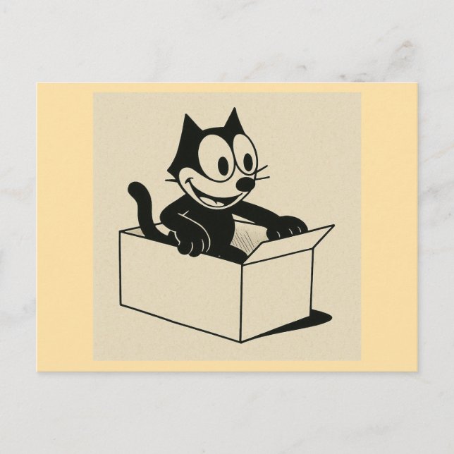 Postal ¡¿Qué Pasa Con Los GATOS Y LAS CAJAS?! (Anverso)