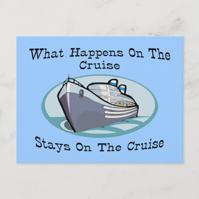 Postal Qué Pasa En El Cruceros (Anverso)