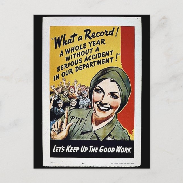 Postal Qué récord (Anverso)