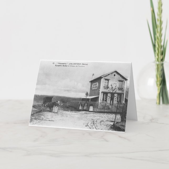 Postal que representa un "panorama" cerca de (Anverso)