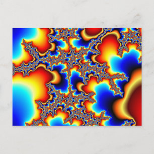 Postal Qué sigue - Fractal