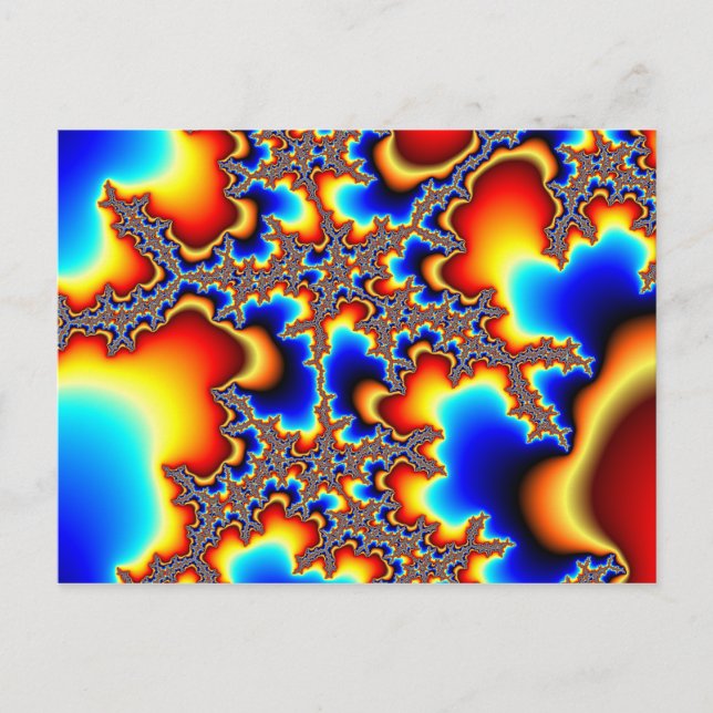 Postal Qué sigue - Fractal (Anverso)