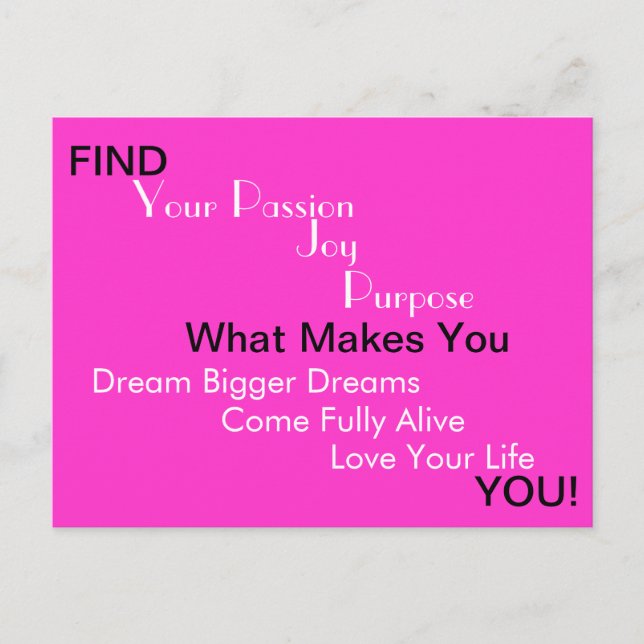 Postal QUÉ TE HACE Postcard (Anverso)