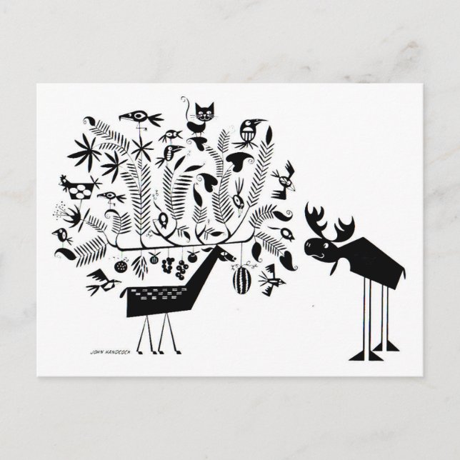 Postal ¿Qué te pasó? (Anverso)