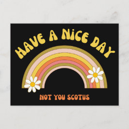 Postal Que tengas un buen día, no tu estilo retro escocés