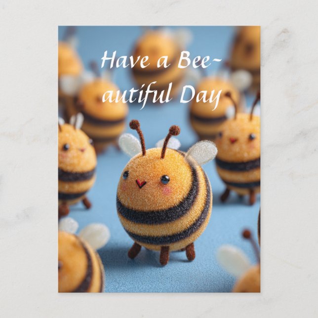 Postal Que tengas un día hermoso (Anverso)