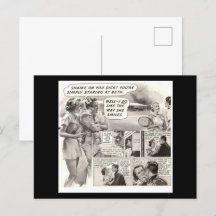 ¡Qué Vergüenza Dick! Anuncio retro