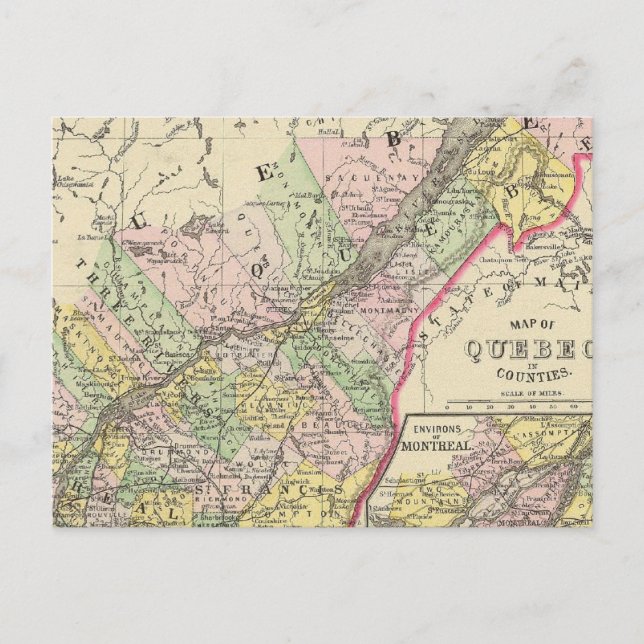 Postal Quebec (Anverso)