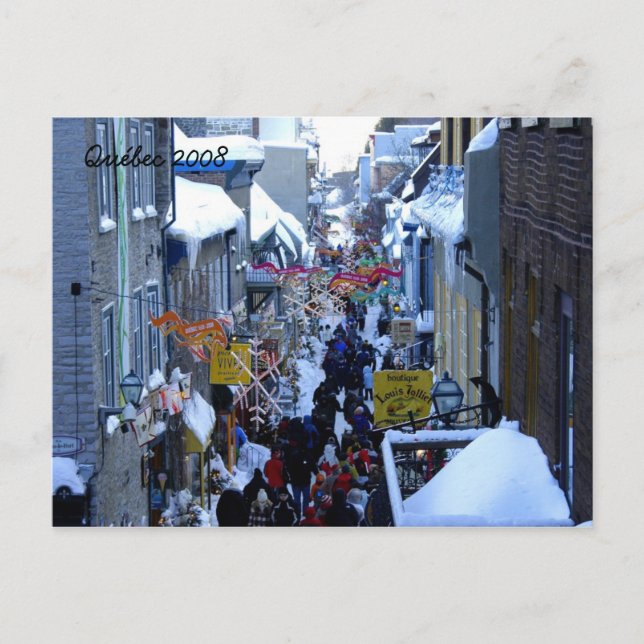 Postal Quebec 2008 (Anverso)