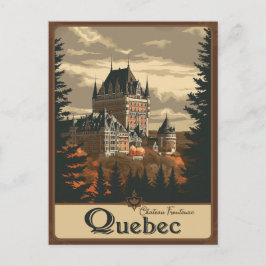 Postal Quebec, Canadá Majestad de Le Château Frontenac