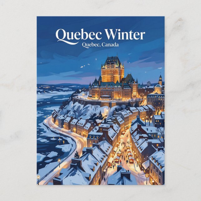 Postal Quebec City Canada (Anverso)