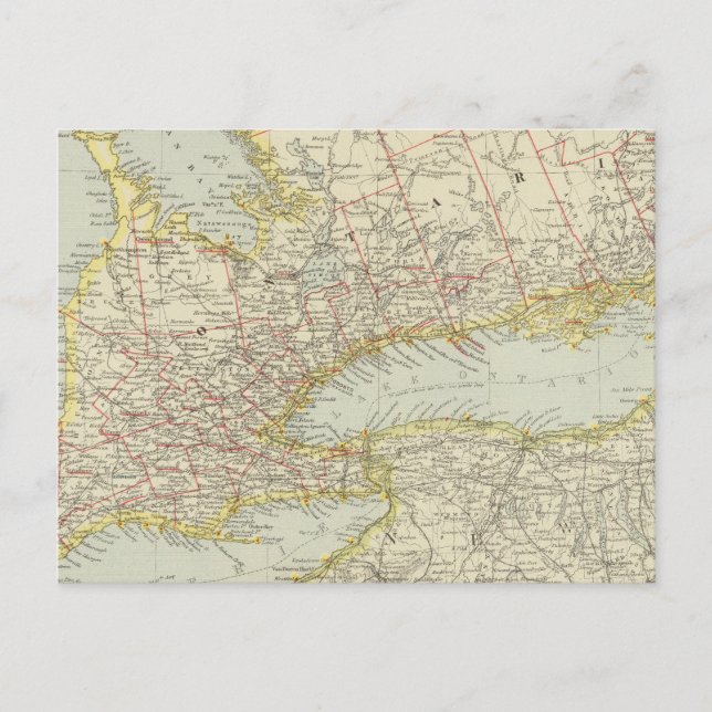 Postal Quebec, Ontario (Canadá) (Anverso)