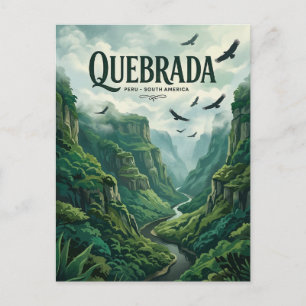 Postal Quebrada de los Cuervos