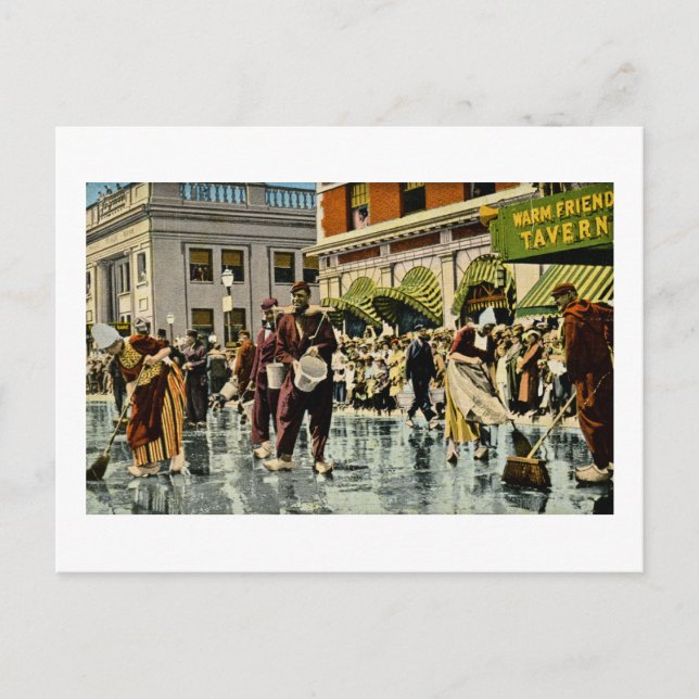 Postal Quebrantes callejeros en Tulip Time Holland, Michi (Anverso)