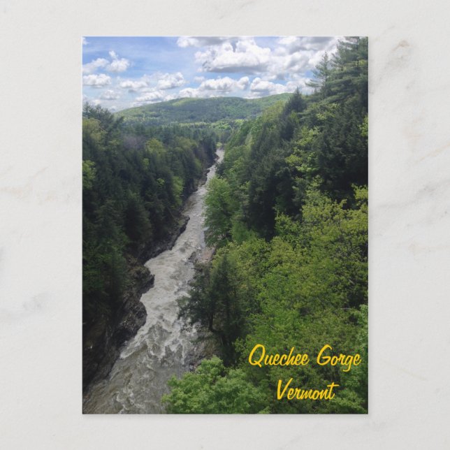 Postal Quechee Gorge, Vermont (Anverso)