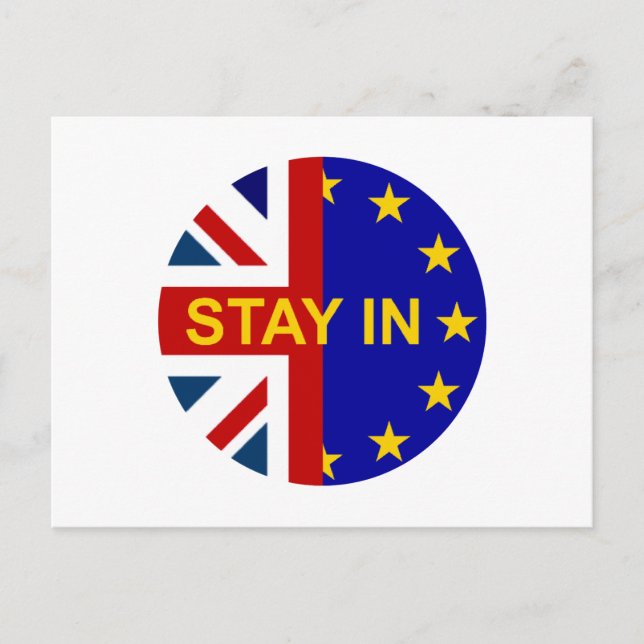 Postal ¡Quédate adentro! (Anverso)