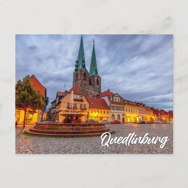 Postal Quedlinburg, Germany (Anverso)