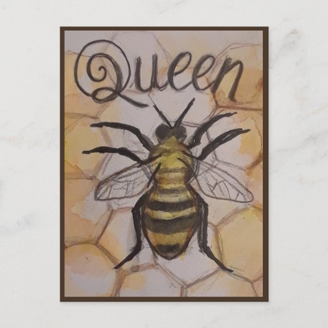 Postal Queen Bee (Anverso)