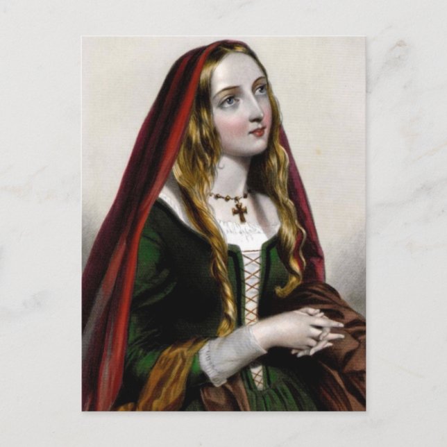 Postal Queen Elizabeth Woodville (Anverso)