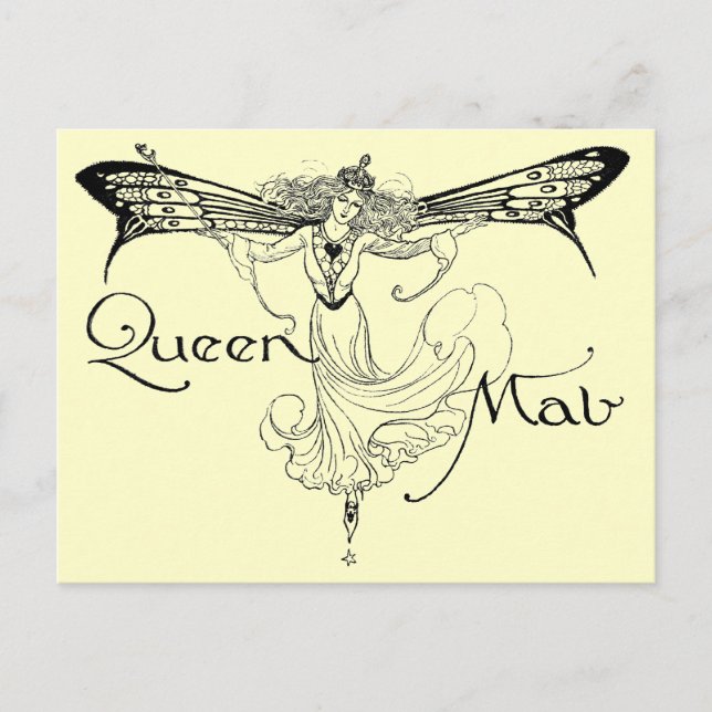 Postal Queen Mab Fairy (Anverso)