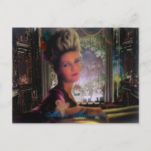 Postal Queen Marie Antoinette II ~ Postcard