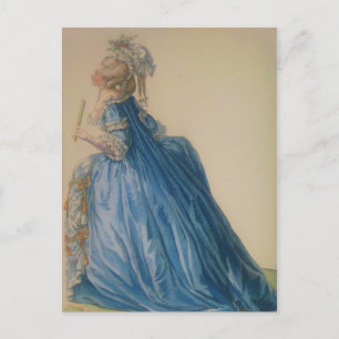 Postal Queen Marie Antoinette ~ Postcard
