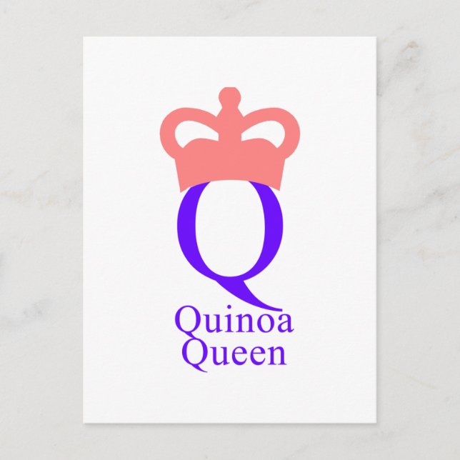 Postal Queen Postcard de Quinoa (Anverso)