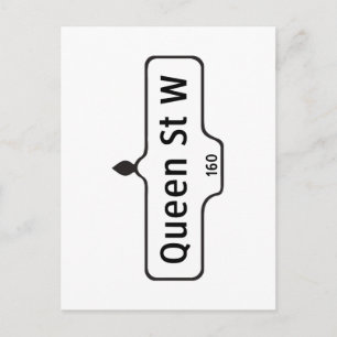 Postal Queen Street West, Toronto Street Rótulo