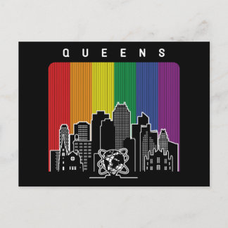 Postal Queens New York Rainbow Flag LGBT Pride