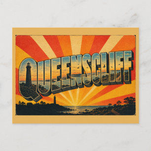 Postal Queenscliff Victoria Australia Pueblo Costero Arte