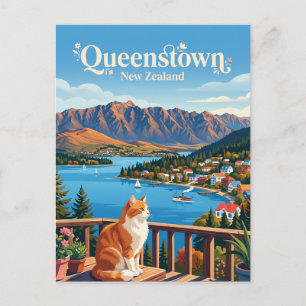 Postal Queenstown Nueva Zelanda