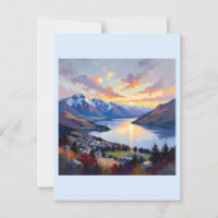 Queenstown - Nueva Zelanda - Lago Wakatipu Sunset