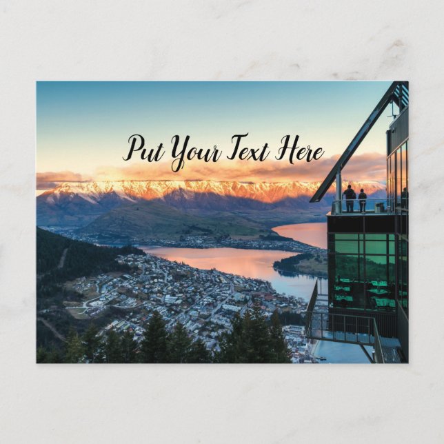 Postal Queenstown | Skyline Gondola | Nueva Zelanda (Anverso)