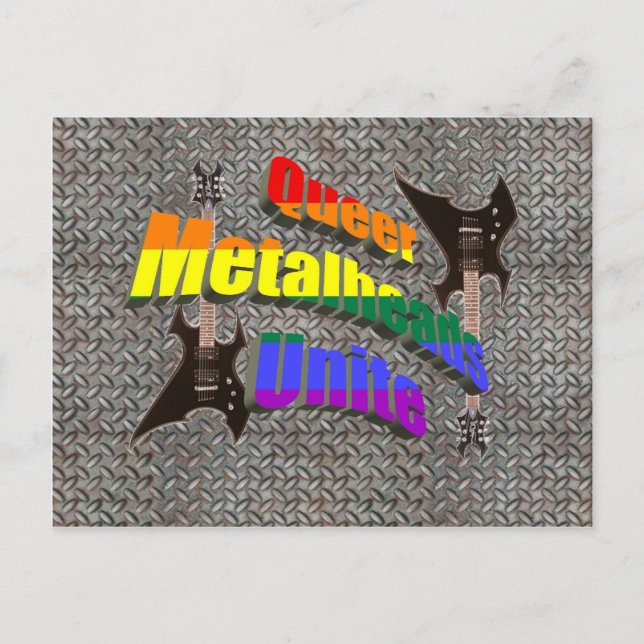 Postal Queer Metalhead Unite (Anverso)