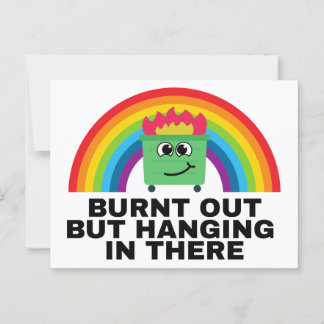 Postal Quemados pero colgando en las etiquetas