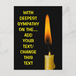 Postal Quemando Velas Y Tu Ver De Texto. 2