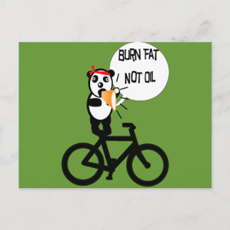 Postal Quemar grasa no aceite