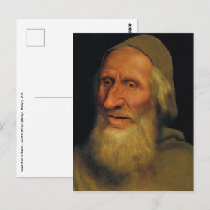 Postal Quentin Matsys - Cabeza de un anciano