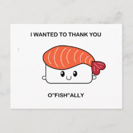 Postal Quería darte las gracias a "fish"ally - SuzietheSu